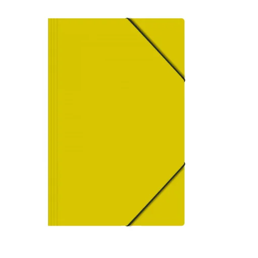 CARPETA CON ELASTICO CARTON AMARILLA BUHO 5009
