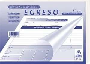 COMPROBANTE DE EGRESO AUTOCOPIATIVO 50 HJS BUHO 2111 i