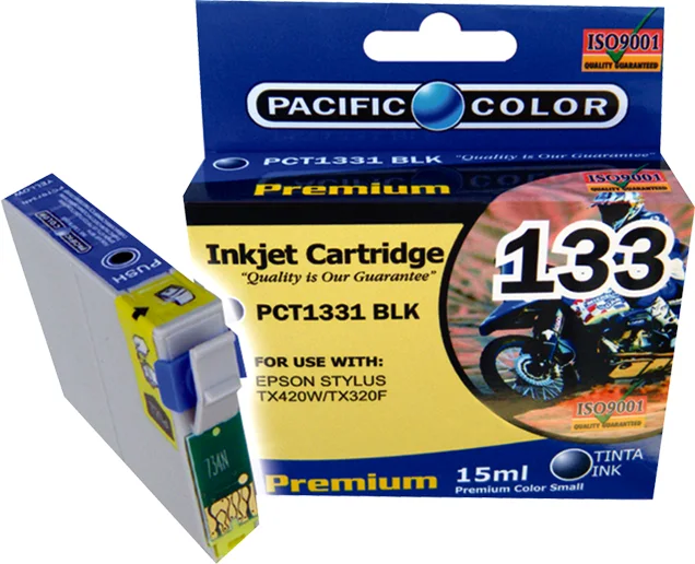 ALTERNATIVO EPSON T133 NEGRO PACIFIC COLOR 15MLi