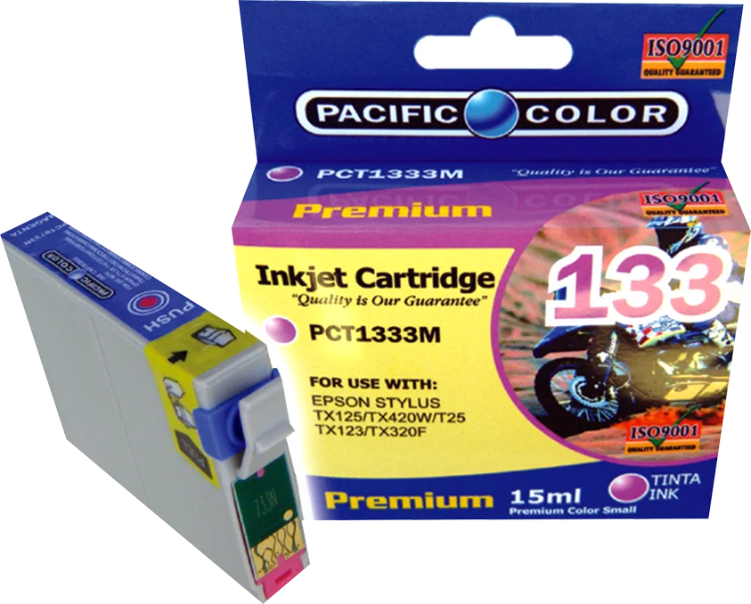 ALTERNATIVO EPSON T133 MAGENTA PACIFIC COLOR 15MLi