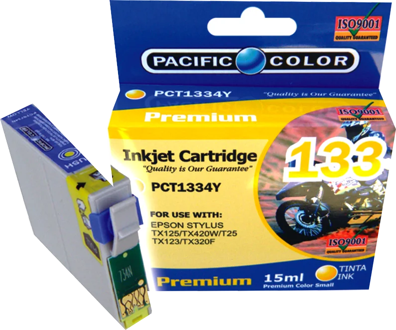 ALTERNATIVO EPSON T133 AMARILLO PACIFIC COLOR15MLi