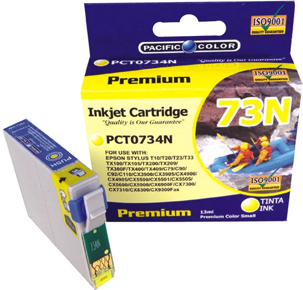 ALTERNATIVO EPSON TO734 YELLOW PACIFIC COLOR 15MLi