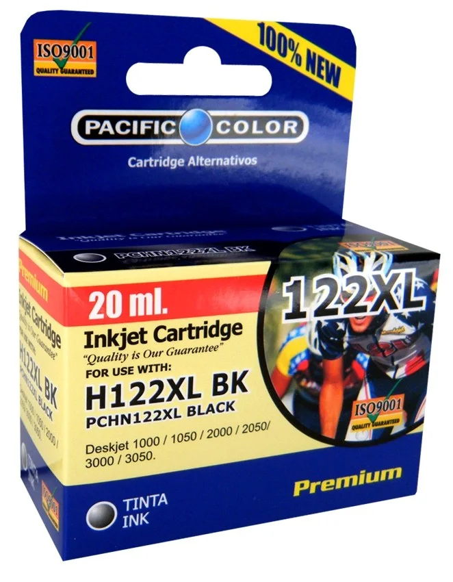 ALTERNATIVO HP 122XL NEGRO PACIFIC 20MLi