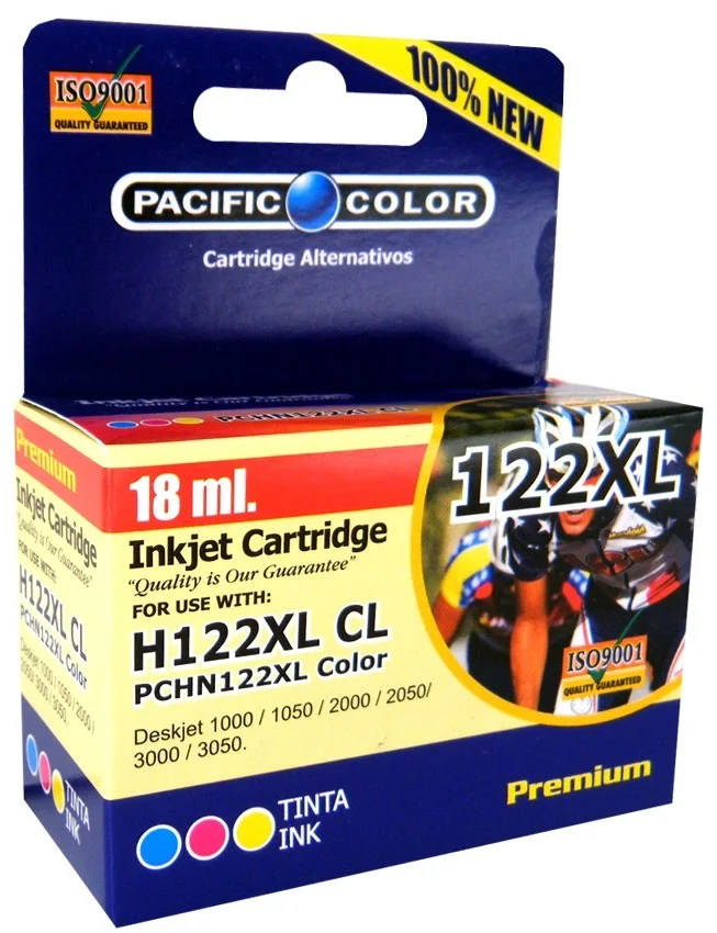 ALTERNATIVO HP 122XL COLOR PACIFIC 18MLi