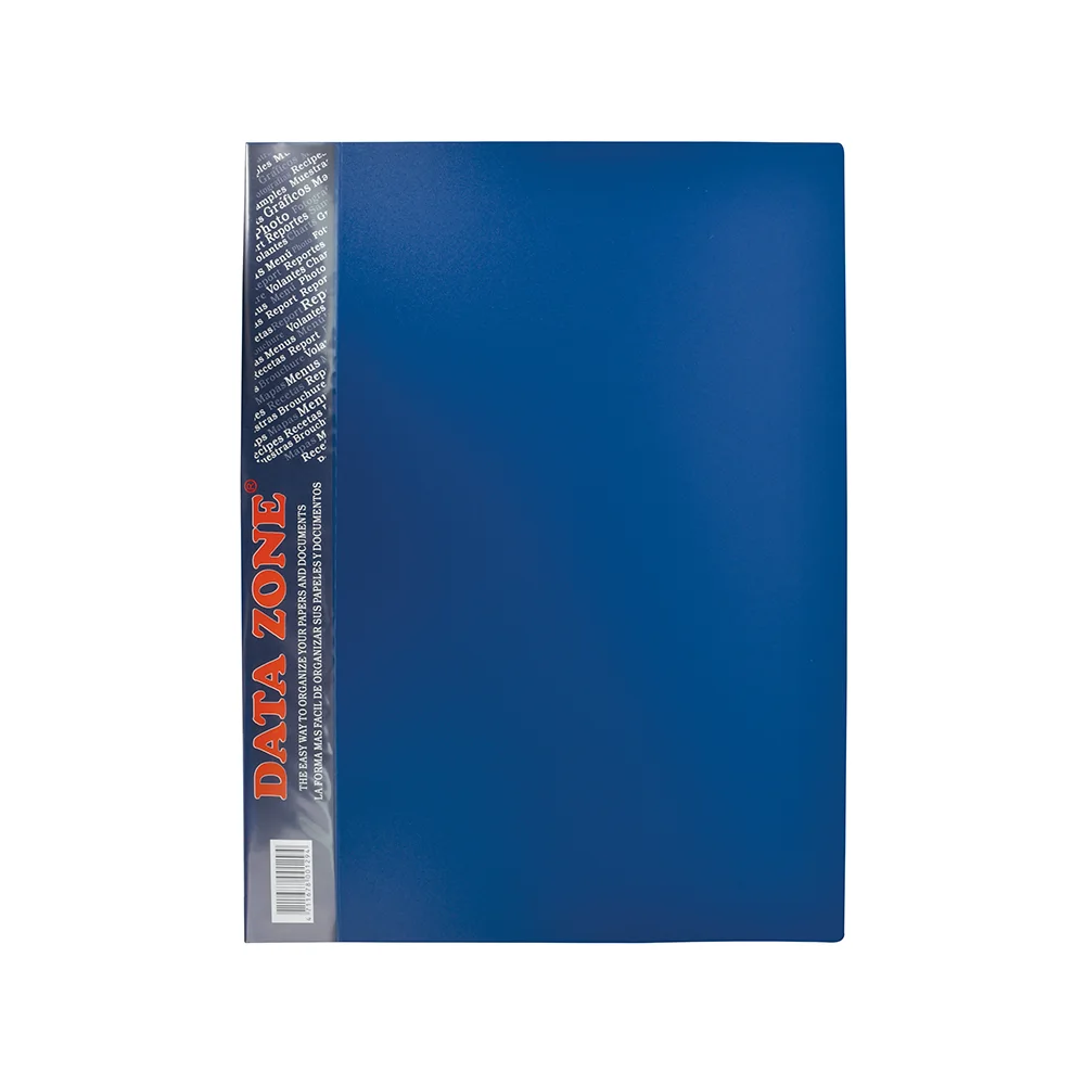 CARPETA C/APRETADOR OFICIO DATA ZONE 711 AZUL