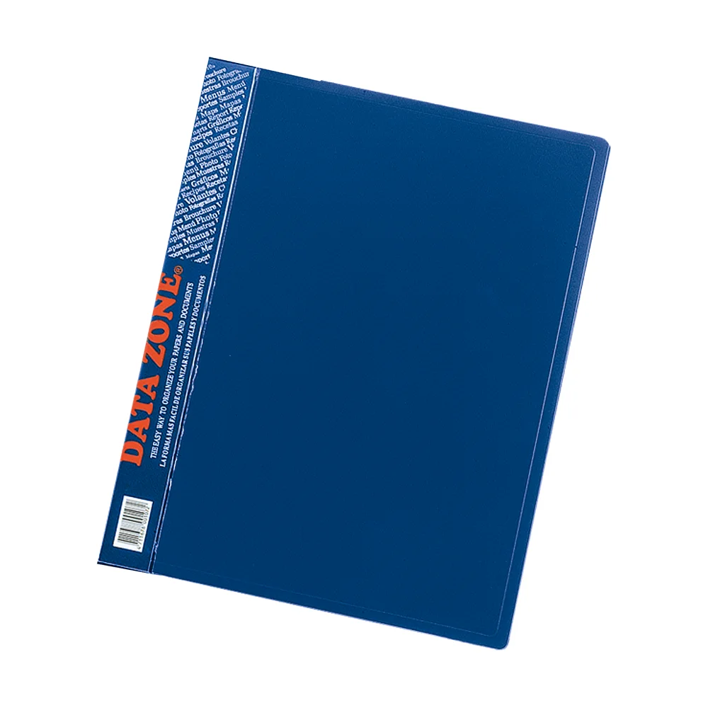 CARPETA C/FUNDA A-4 40 UND DATA ZONE AZUL AM40