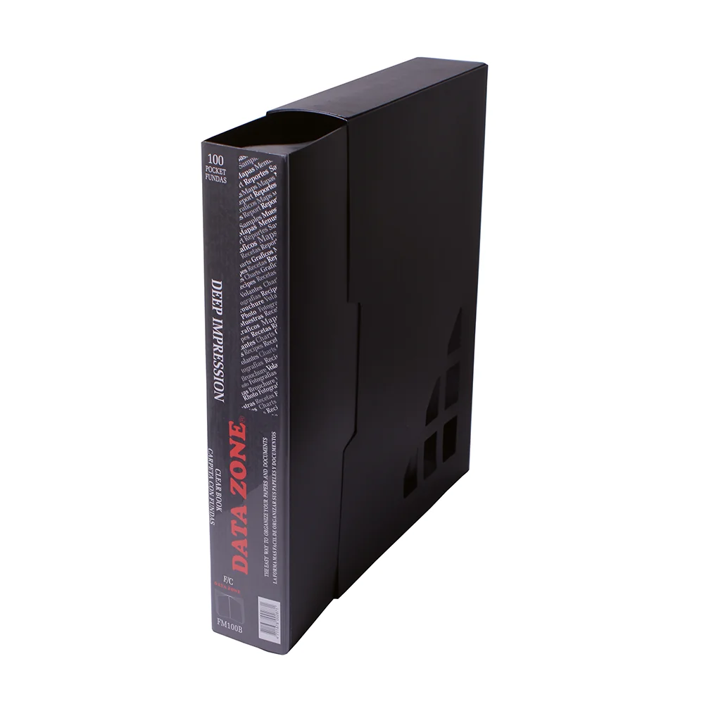 CARPETA C/FUNDA OFICIO 100 DATA ZONE NEGRO FM100i