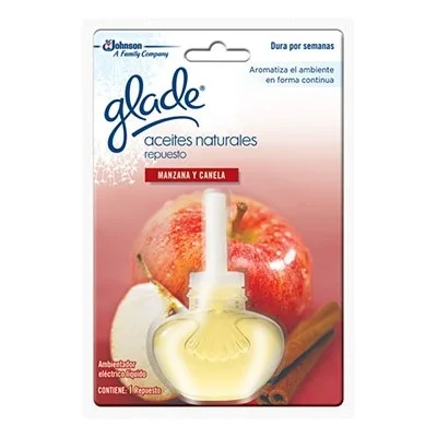 REPUESTO ACEITES NATURALES GLADE MANZANA CANELA