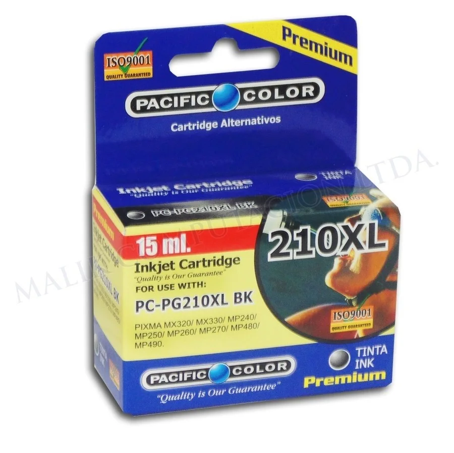ALTERNATIVO CANON 210 XL NEGRO PACIFIC 15ML
