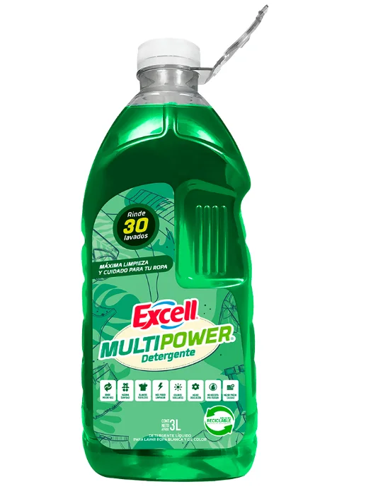 DETERGENTE LIQUIDO 3LT EXCELL POWER