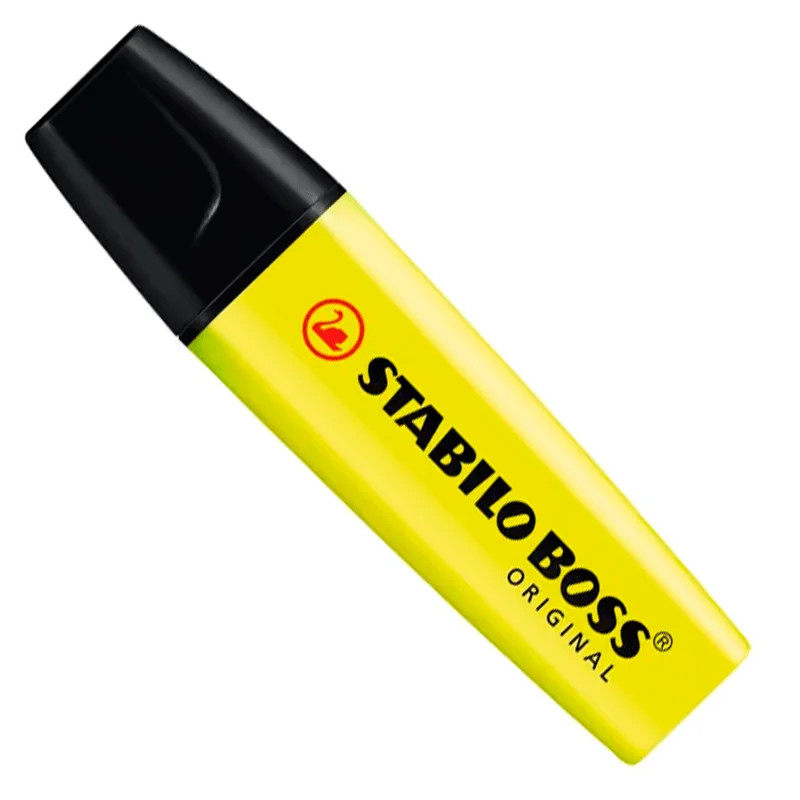 DESTACADOR STABILO BOSS AMARILLO 376000i