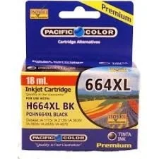 ALTERNATIVO HP 664XL NEGRO PACIFIC COLOR 22MLi