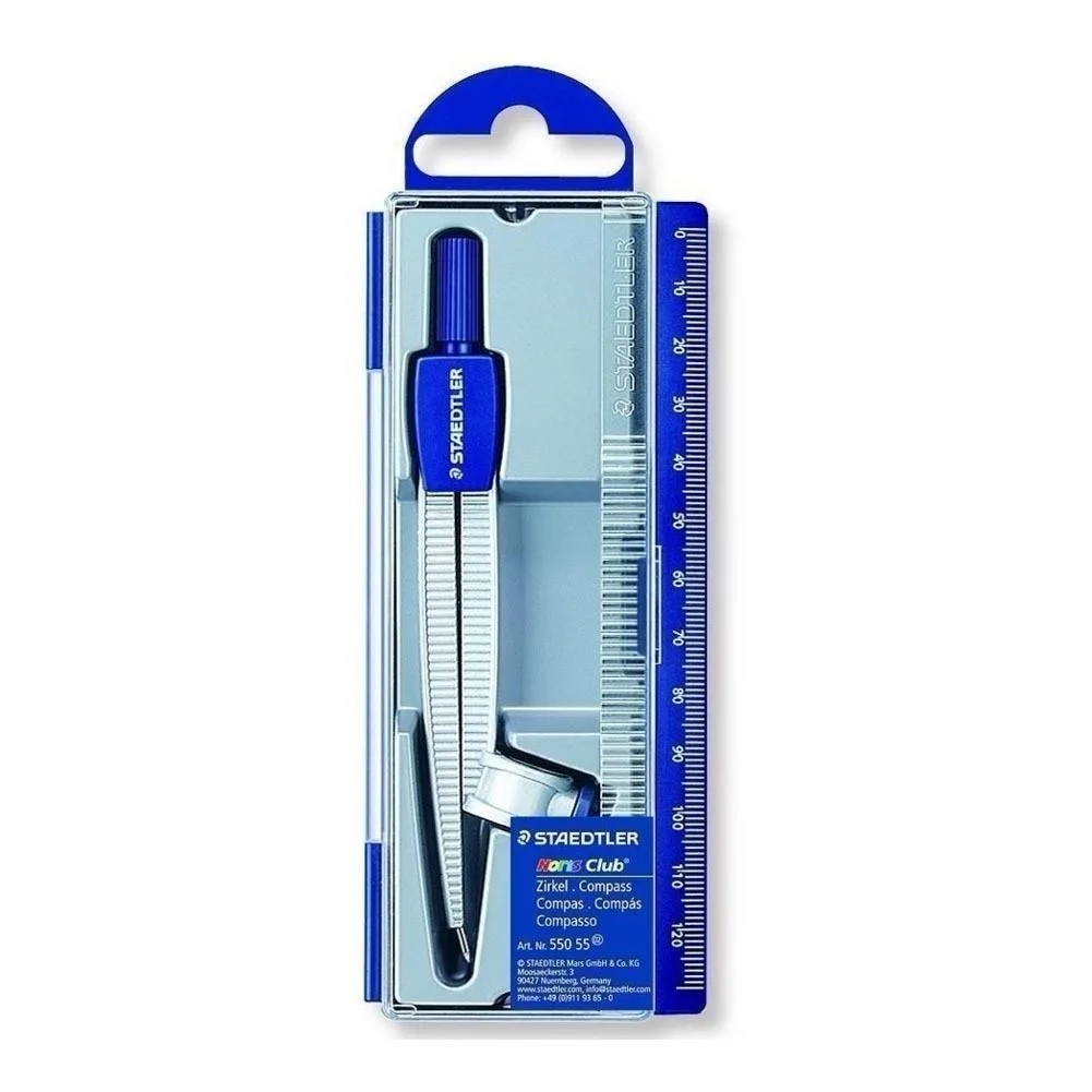 COMPAS METALICO STAEDTLER 550 ADATADOR LAPIZ