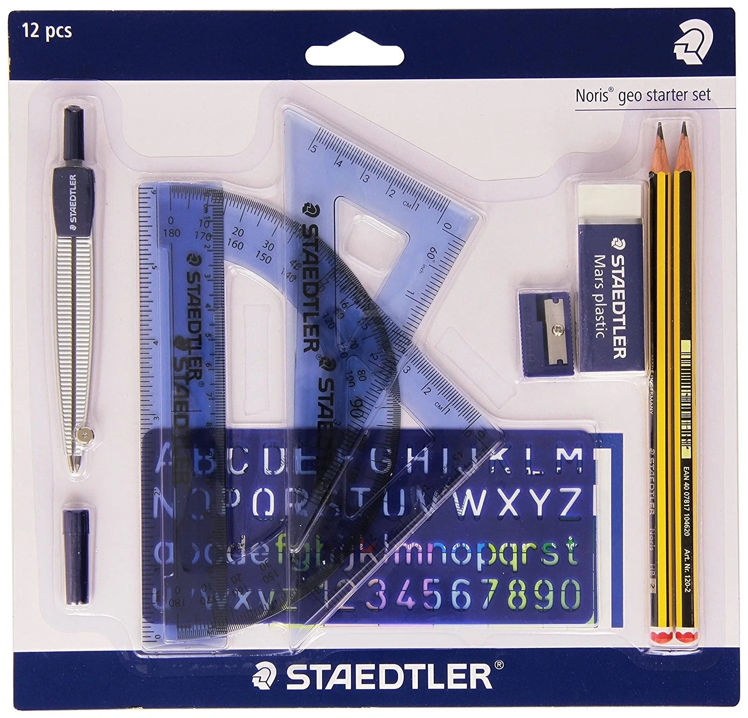 SET GEOMETRIA 12 PCS STAEDTLER 89820i