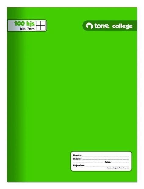 CUADERNO COLLEGE 100HJS CIENCIAS TORRE. 26242
