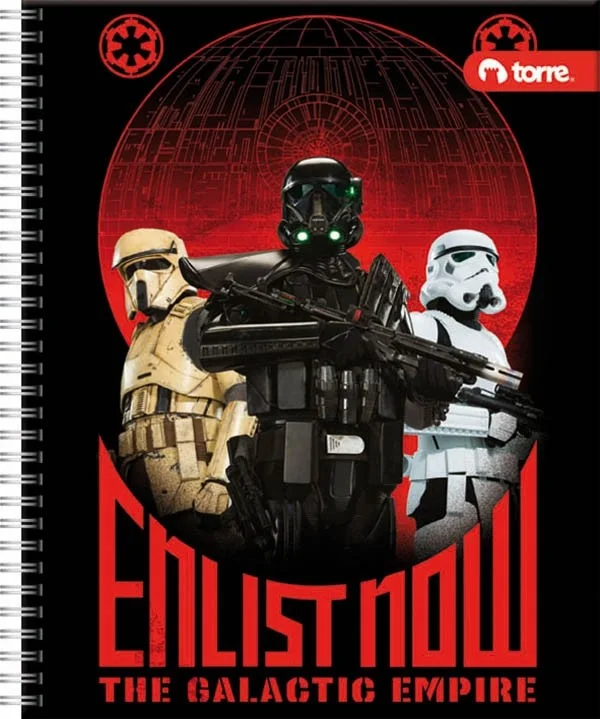 CUADERNO UNIV 7MM 100H STAR WARS TORRE. 29207i