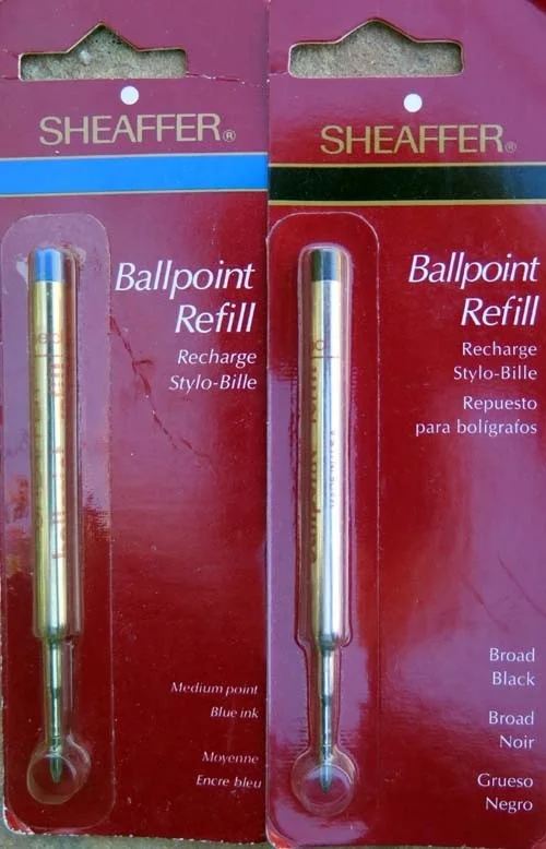 REPUESTO SHEAFFER NEGRO ROLLER
