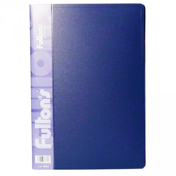CARPETA C/FUNDA A-4 20 UND AZUL FULTONSi