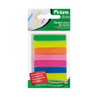 BANDERITAS DELGADA 7 COL TORRE. 160 UND 29214i