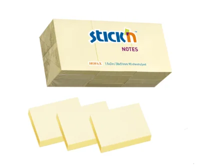 PACK 12 POST IT 653 38 X 51 AMARIL STICK 52100