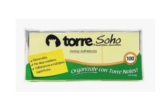 PACK 3 POST IT 653 38 X 50 AMARILLO TORRE. 21485i