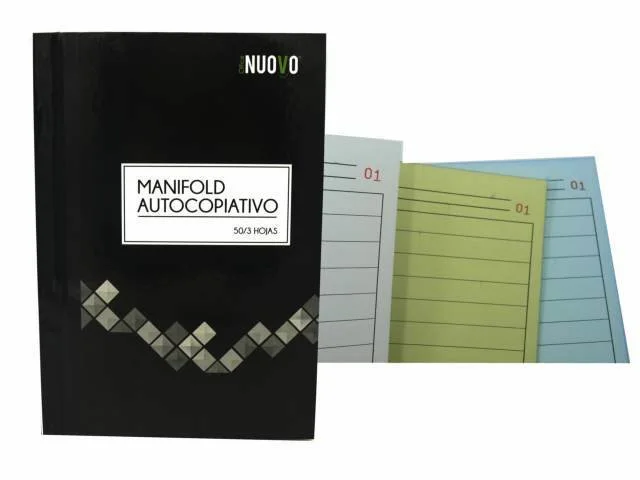 MANIFOLD AUTOCOPIATIVO TRIPLICADO 50HOJAS FOLIO NUOVO 29956