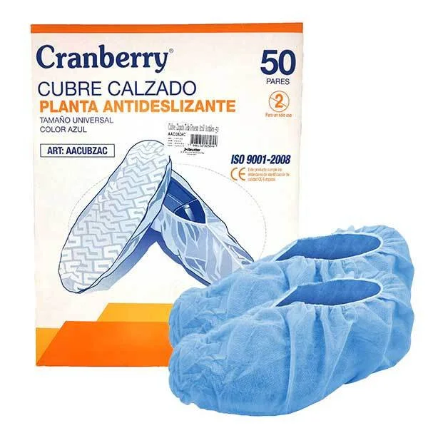 CUBRE CALZADO ANTI-DESLIZANTE CRANBERRY 50 PARES