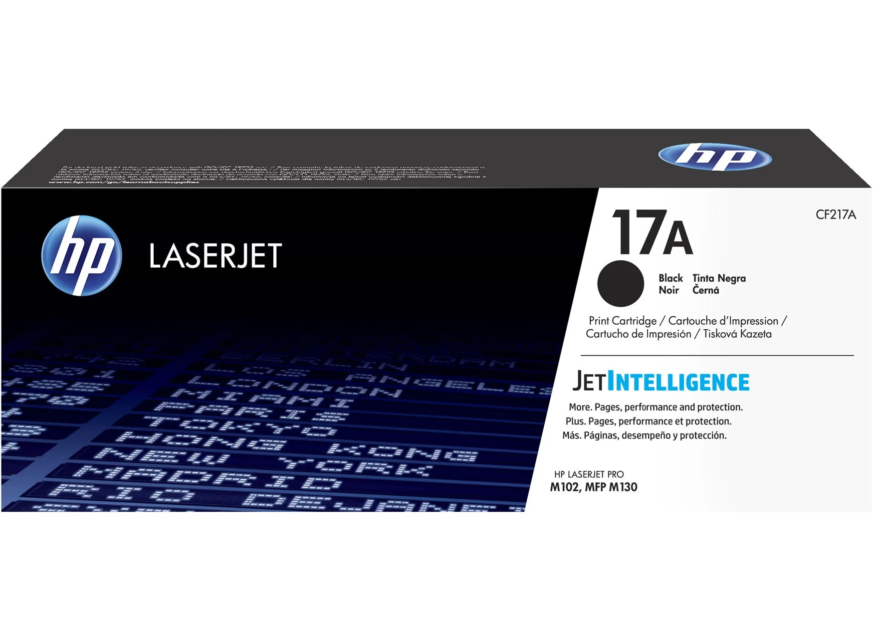 TONER HP CF217A 17A NEGRO 1600 PAG M102/M130