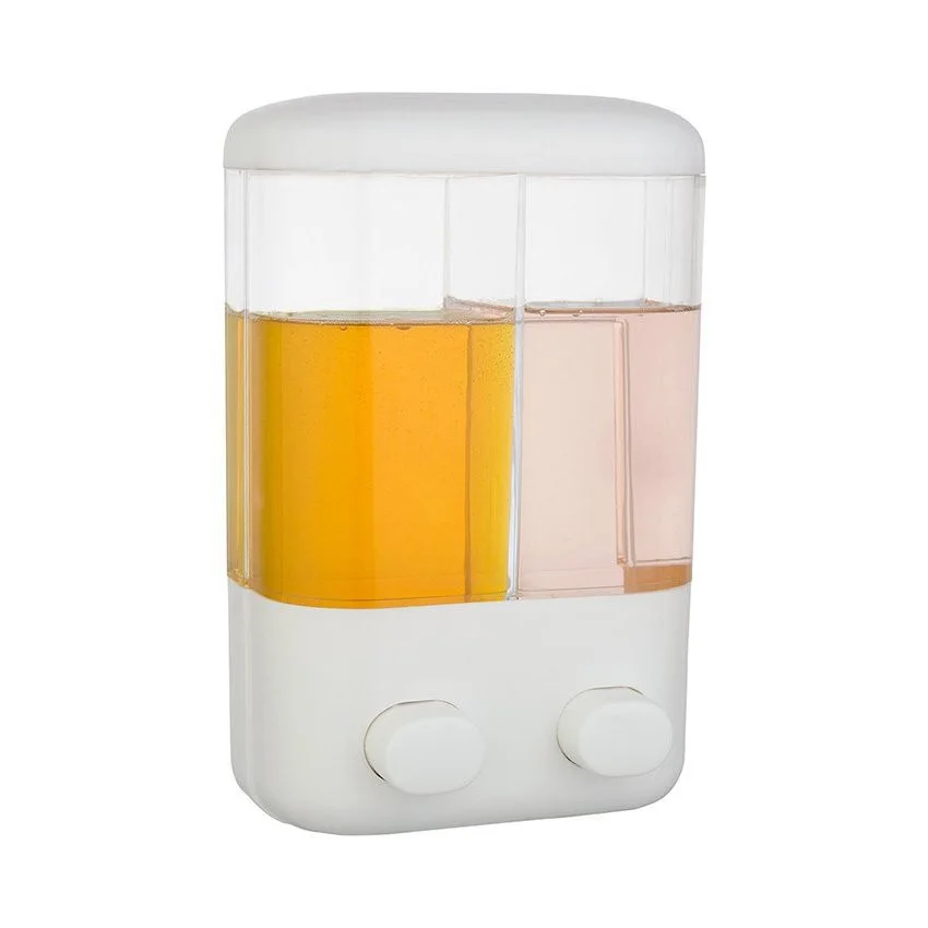 DISPENSADOR JABON 1LT SECOWASH DOBLE COMPARTIMIENTO