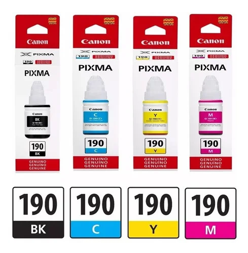 BOTELLA CANON 190 CYAN GI-190  70ML