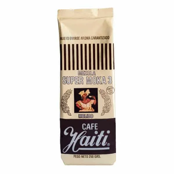 CAFE 250GR MOLIDO SUPER MOKA 3 HAITIi