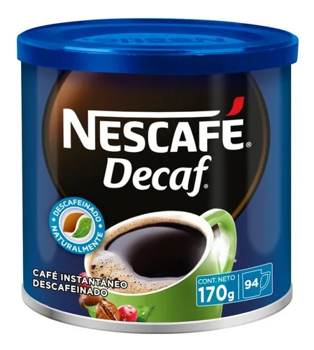 CAFE 170GR NESCAFE DECAFEINADO POLVO TARRO
