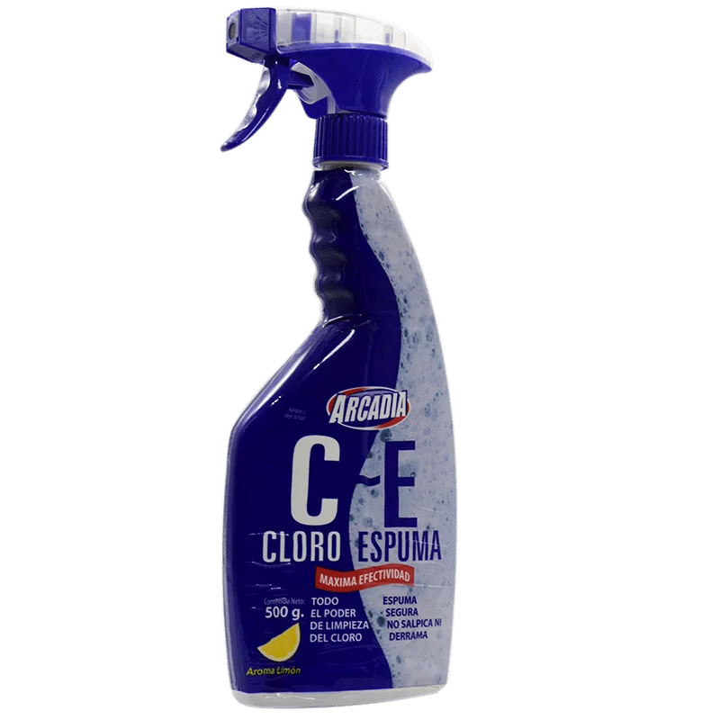 CLORO 500GR EN ESPUMA ARCADIA MÁXIMA EFECTIVIDAD