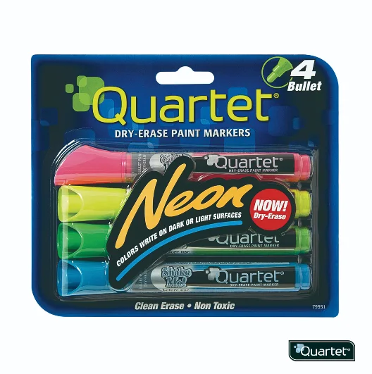 SET PLUMONES PIZARRA FLUOR 4UND QUARTER