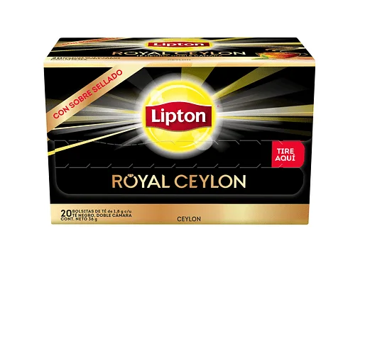 TE 20 BOLSITAS LIPTON ROYAL ETIQUETA NEGRAi