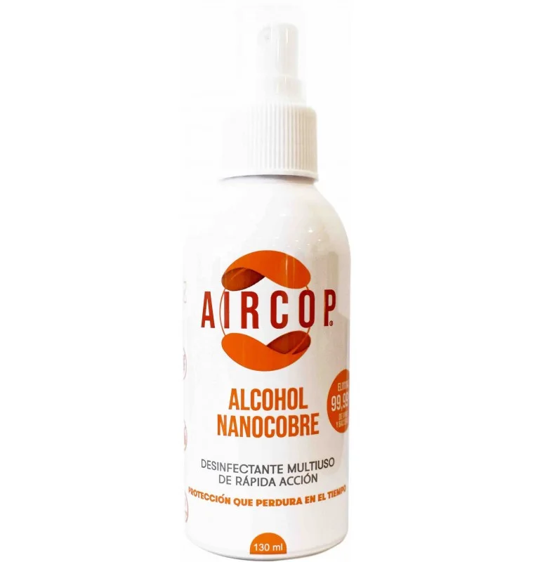 ALCOHOL DESINF. AIRCOP SPRAY NANOCOBRE 130ML