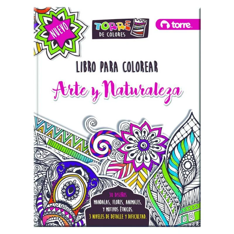 LIBRO PARA COLOREAR MANDALAS TORRE. 29687
