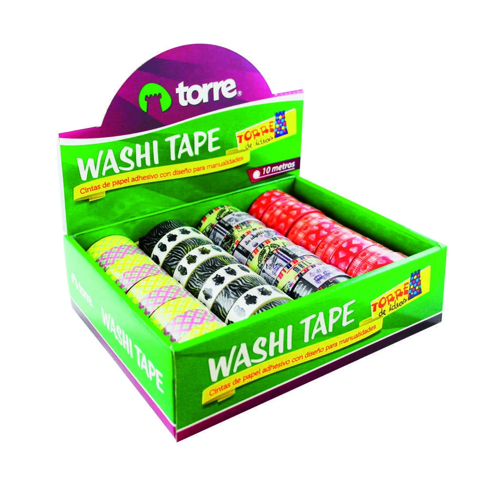 WASHI TAPE 15MM X 10MT TORRE 28442