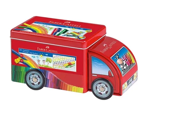 SET 33 PLUMONES COLOR FABER CAMION 155072