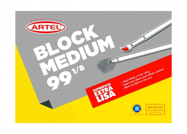 BLOCK DIBUJO N99 1/8 ARTEL 20 HJS
