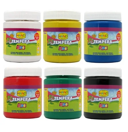 TEMPERA GEL 140GR AMARILLA HAND