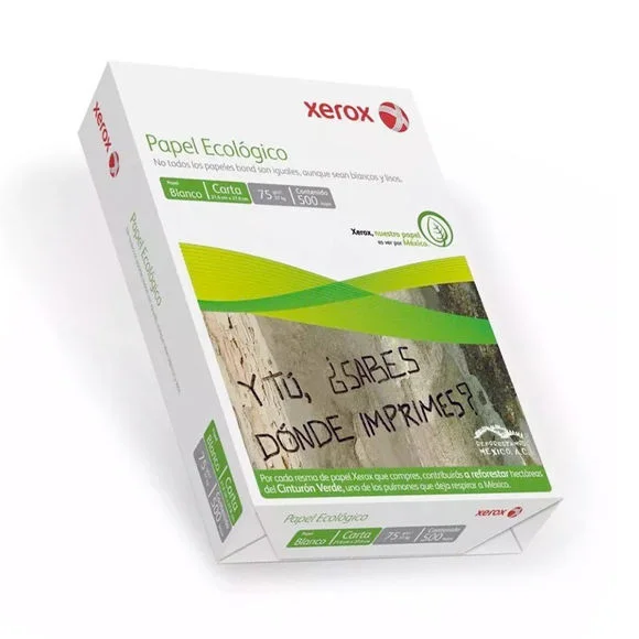 RESMA DE PAPEL CARTA ECOLOGICO XEROX 75G