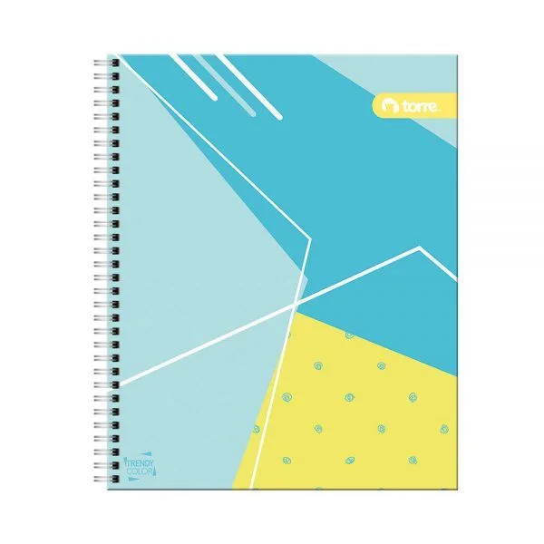 CUADERNO UNIVERSITARIO MATEMATICA 7MM 100 HJS TORRE TRENDY 30631