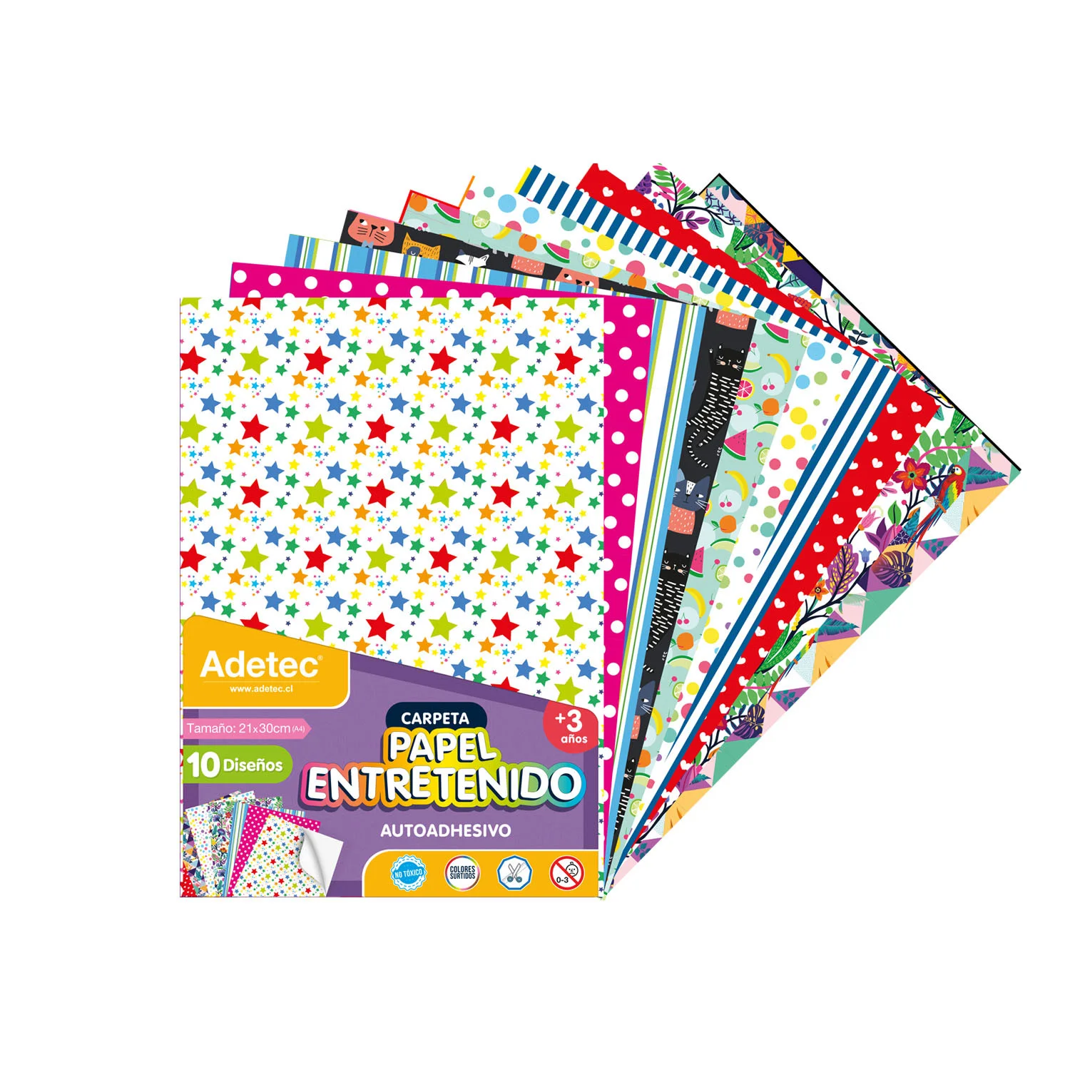PAPEL ENTRETENIDO AUT 10 DISEÑO 21 X 30 ADETEC 930