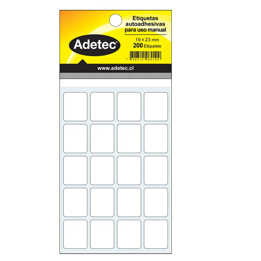 ETIQUETAS MANUAL 19 X 23 ADETEC 115