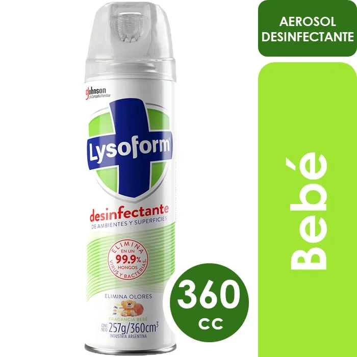 DESODORANTE AMBIENTAL DESINFECTANTE BEBE 360CC LYSOFORM