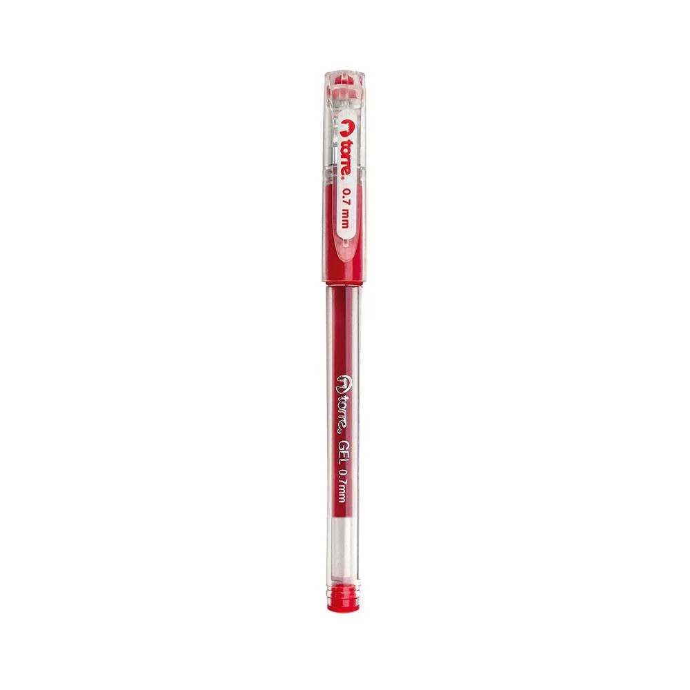 LAPIZ GEL 0.7 ROJO TORRE.