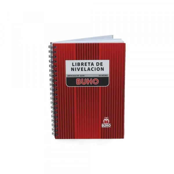 LIBRETA NIVELACION 50 HJS ART 2550 BUHO