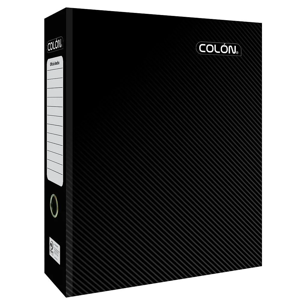 ARCHIVADOR COLOR OFICIO COLOR NEGRO COLON 27317
