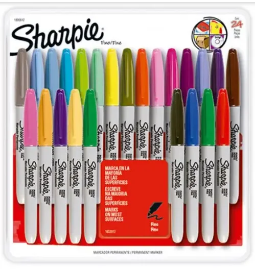 SET MARCADORES MULTIUSO SHARPIE 24 COLORES FINO